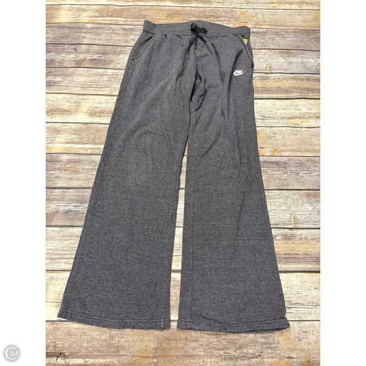 Athletic Pants By Nike In Grey, Size: L