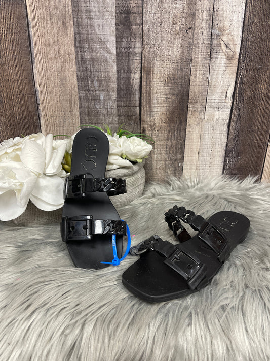 Black Sandals Luxury Designer Gucci