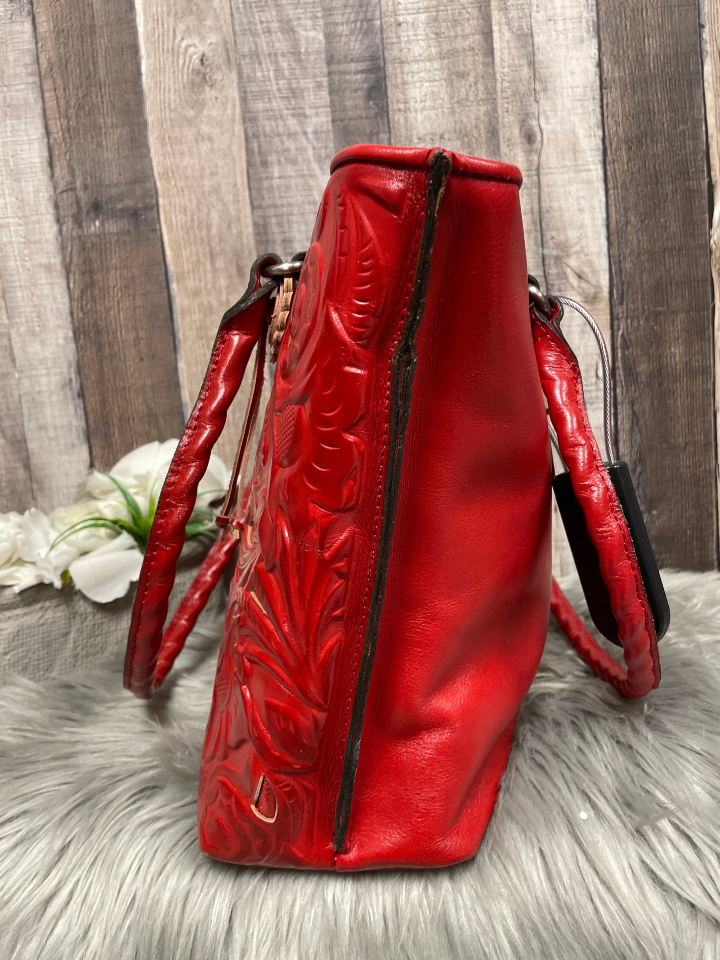 Handbag Leather By Patricia Nash  Size: Large