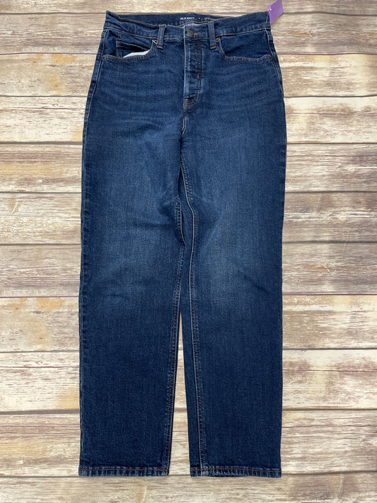 Jeans Straight By Old Navy In Blue Denim, Size: 8