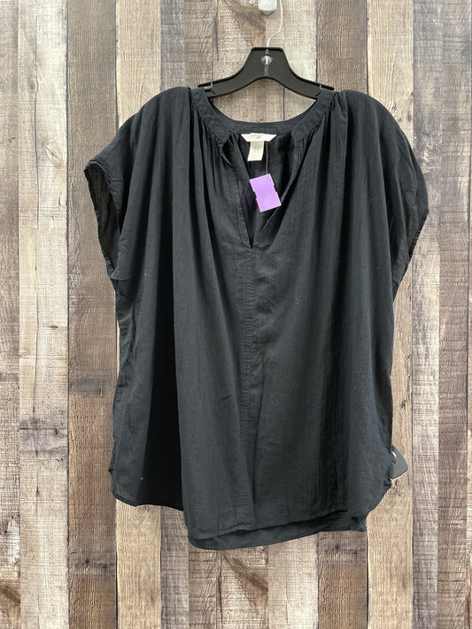 Black Top Sleeveless H&m, Size Xl