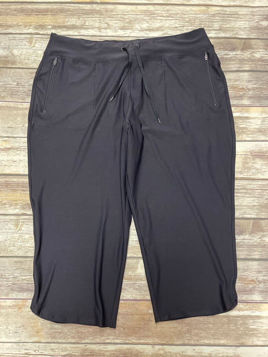 Athletic Capris By Tek Gear In Black, Size: Xxl