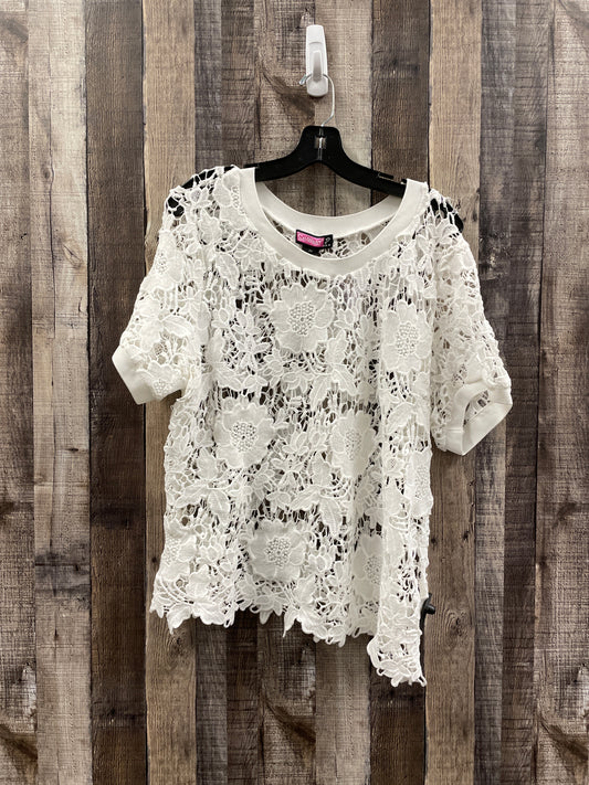 Top Short Sleeve By Say What  Size: 2x