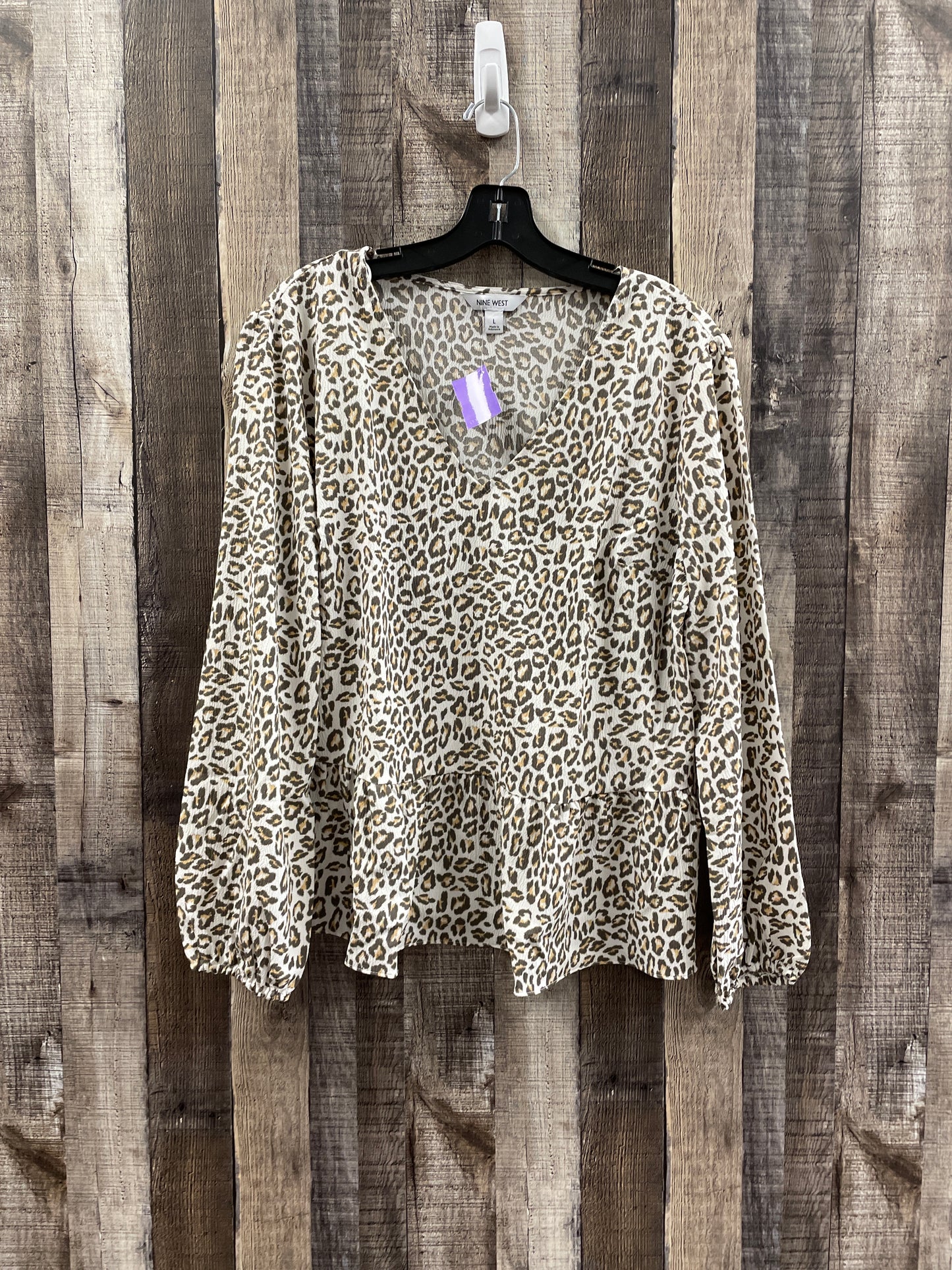 Top Long Sleeve By Nine West  Size: L