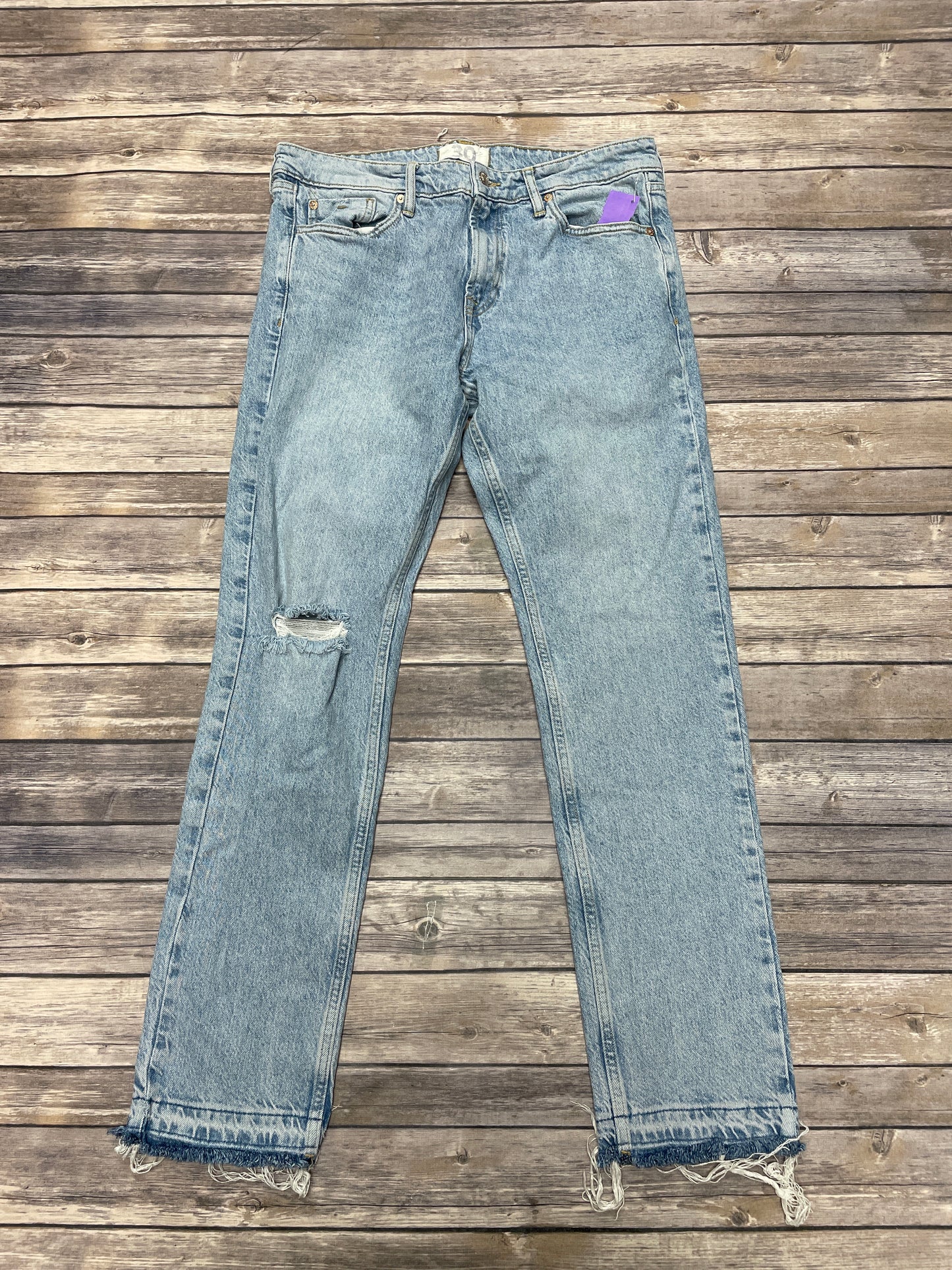 Jeans Straight By We The Free In Blue Denim, Size: 10