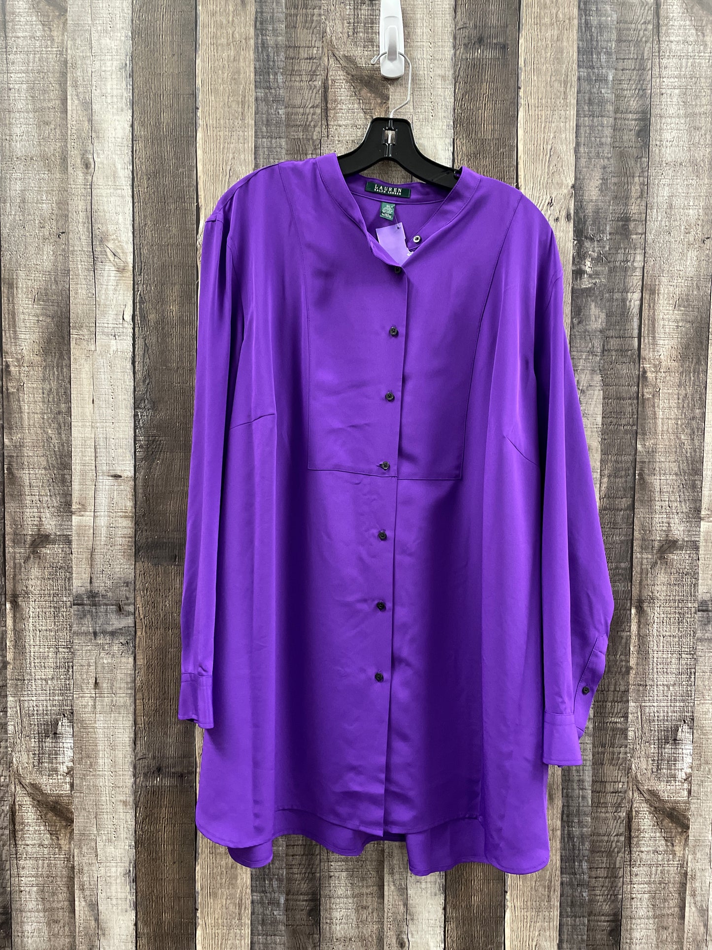 Tunic Long Sleeve By Lauren By Ralph Lauren  Size: 3x