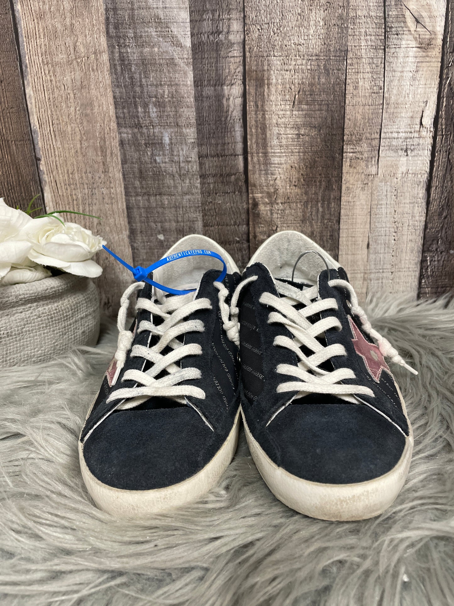 Blue Shoes Sneakers Golden Goose, Size 9