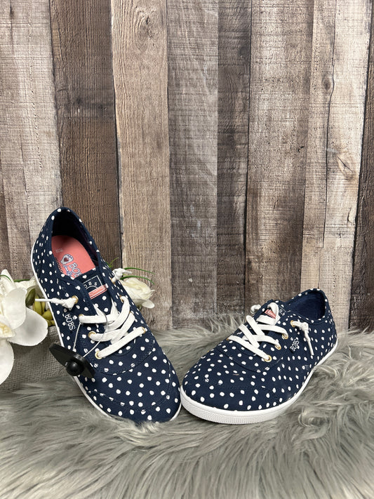 Polkadot Pattern Shoes Sneakers Bobs, Size 10