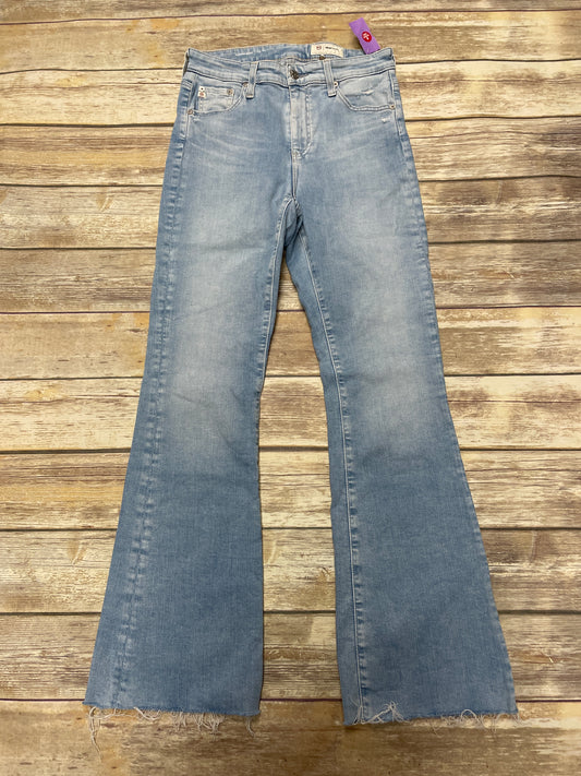 Jeans Boot Cut By Ag Jeans In Blue Denim, Size: 6