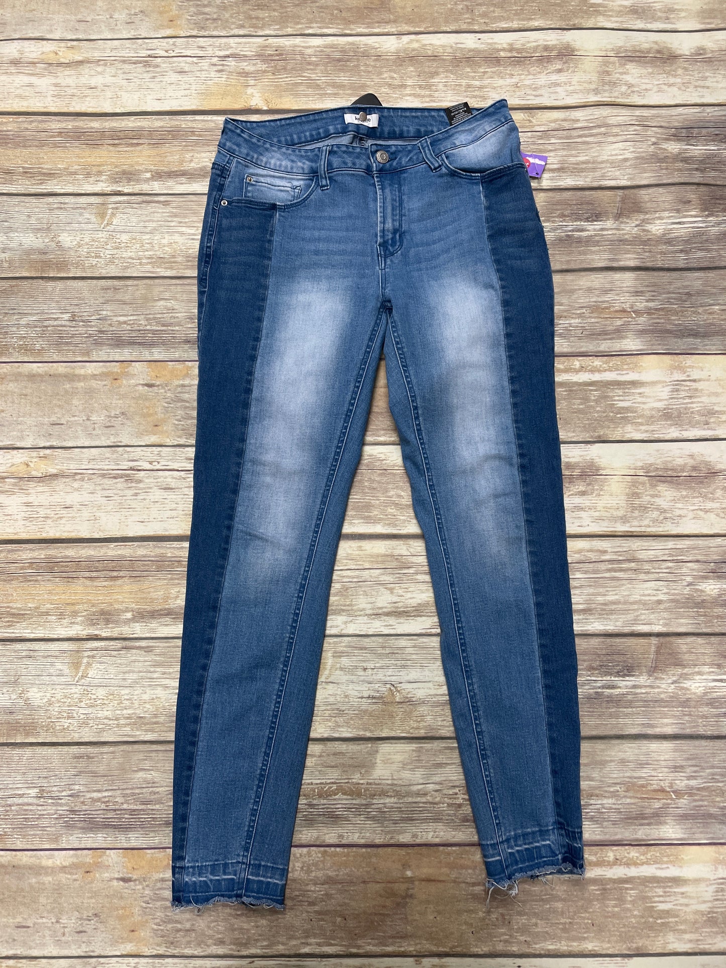 Jeans Skinny By Kensie In Blue Denim, Size: 8