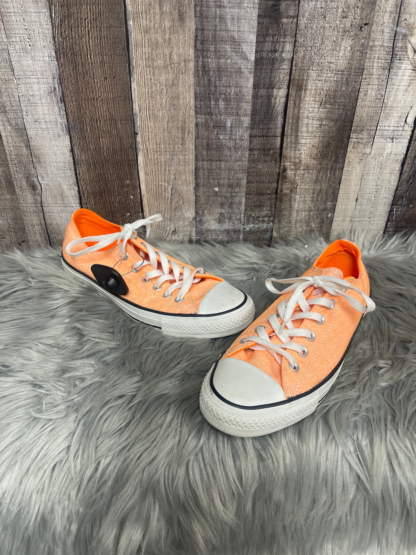 Orange Shoes Sneakers Converse, Size 9