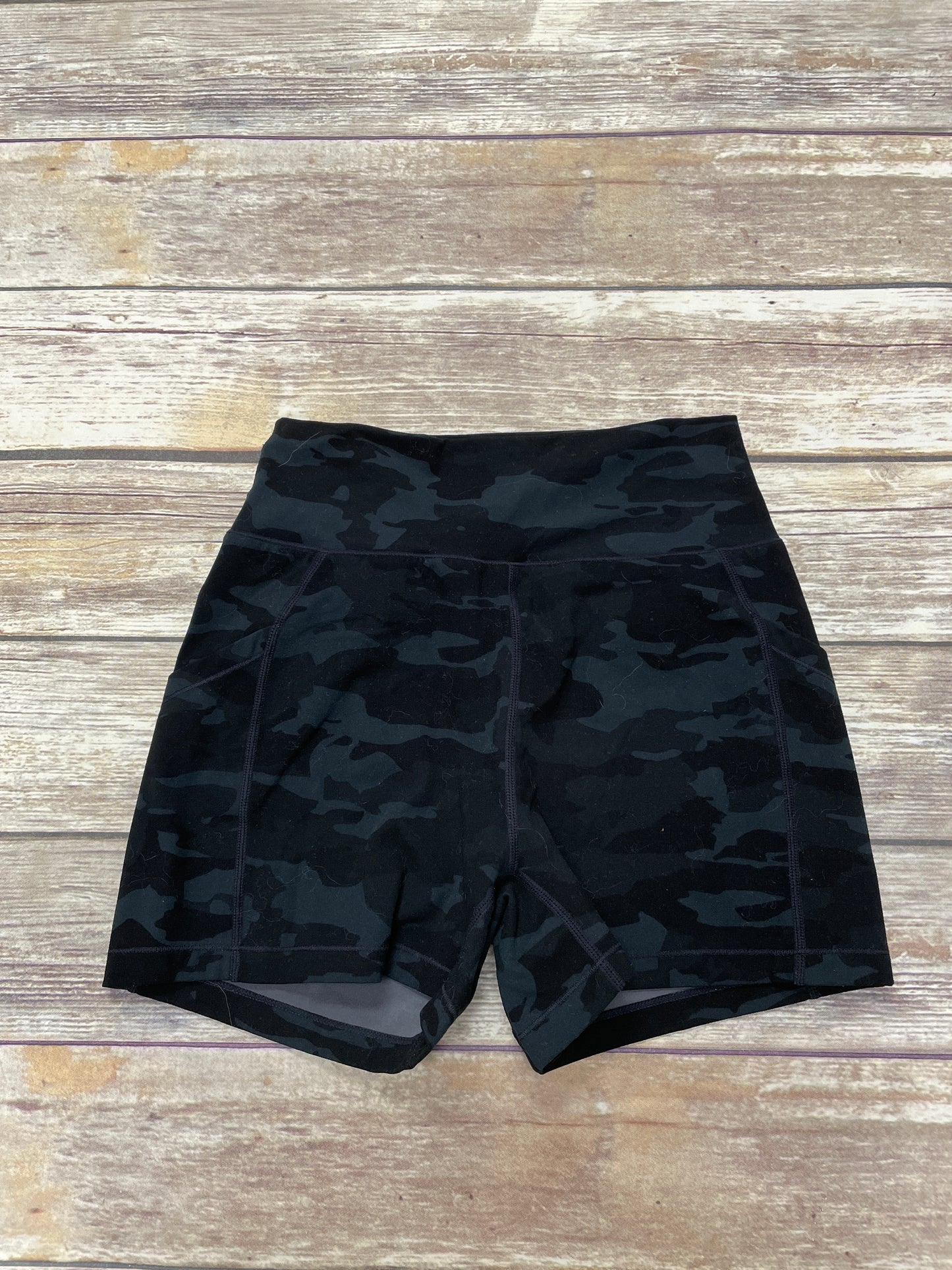 Camouflage Print Athletic Shorts Cme, Size M