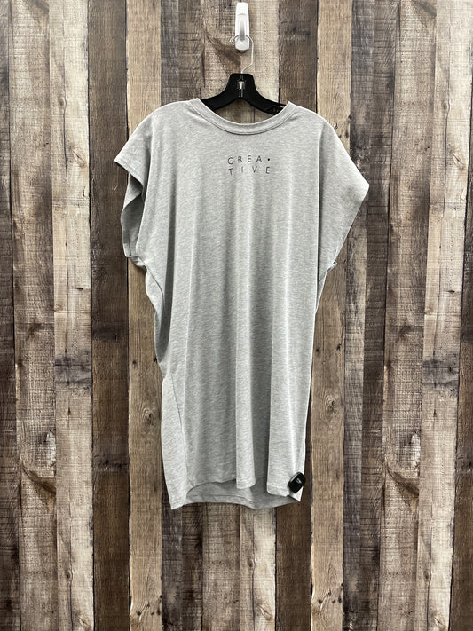 Grey Dress Casual Short Cme, Size S