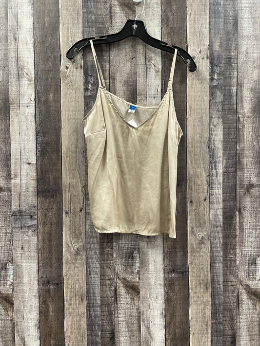 Top Sleeveless By Old Navy In Beige, Size: M