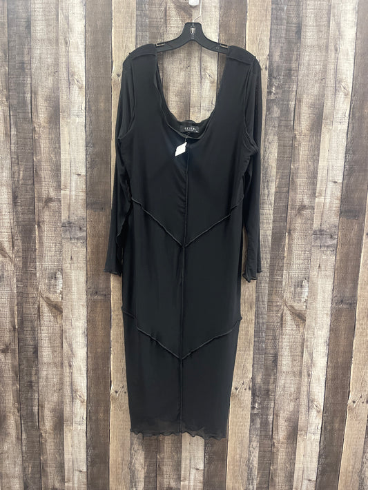 Black Dress Casual Maxi Akira, Size 2x