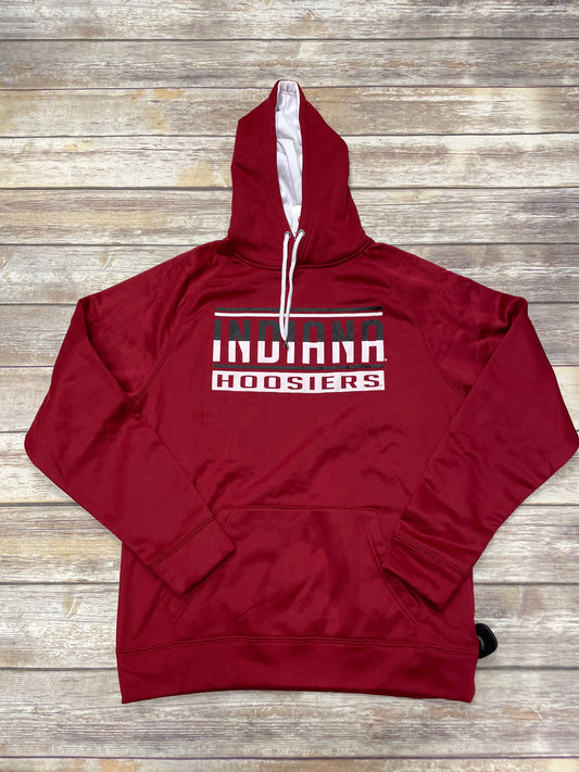 Red Athletic Sweatshirt Hoodie Colosseum, Size M