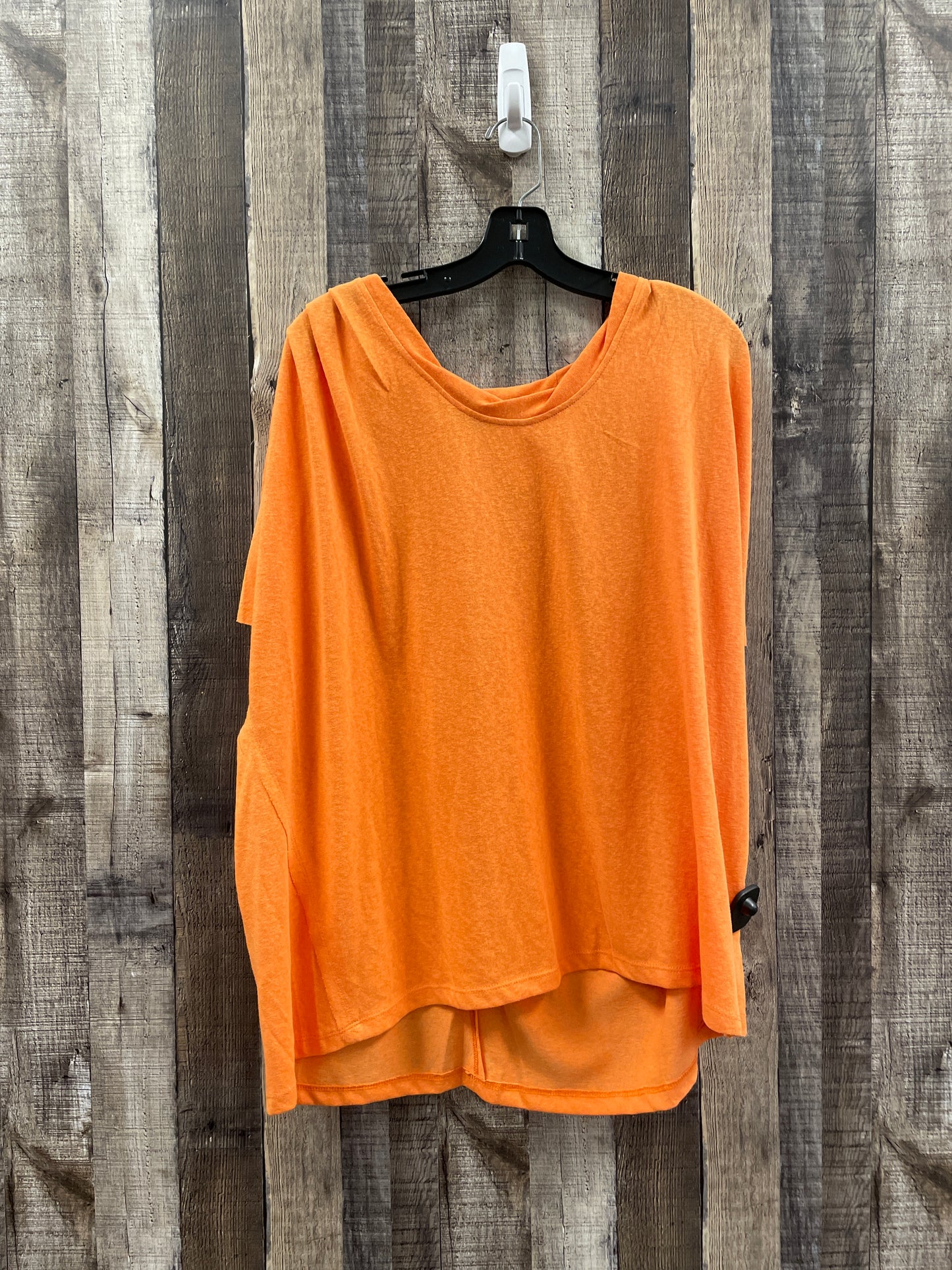 Orange Top Short Sleeve Davi & Dani, Size 2x