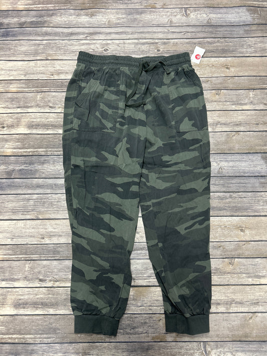 Pants Joggers By Splendid In Camouflage Print, Size: L