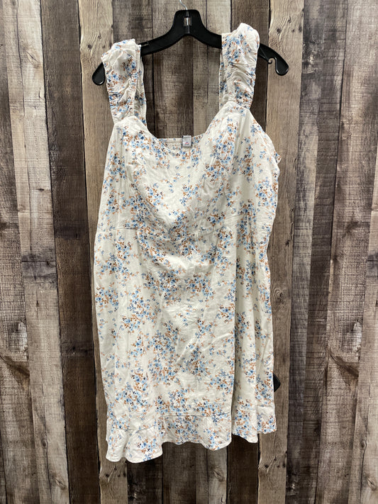 Dress Casual Short By Old Navy In Floral Print, Size: Xxl