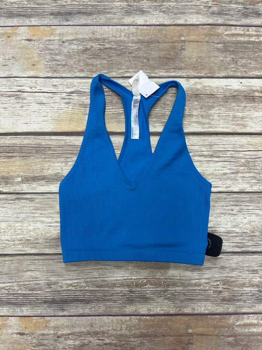 Top Sleeveless By Free People In Blue, Size: M