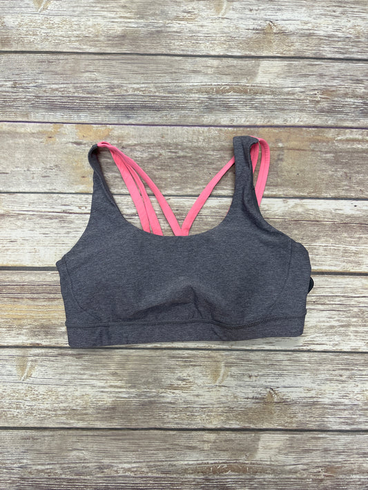 Athletic Bra By Lululemon In Grey, Size: 10