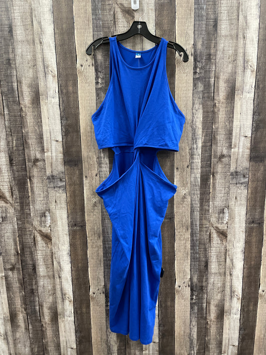 Dress Casual Maxi By Old Navy In Blue, Size: 3x