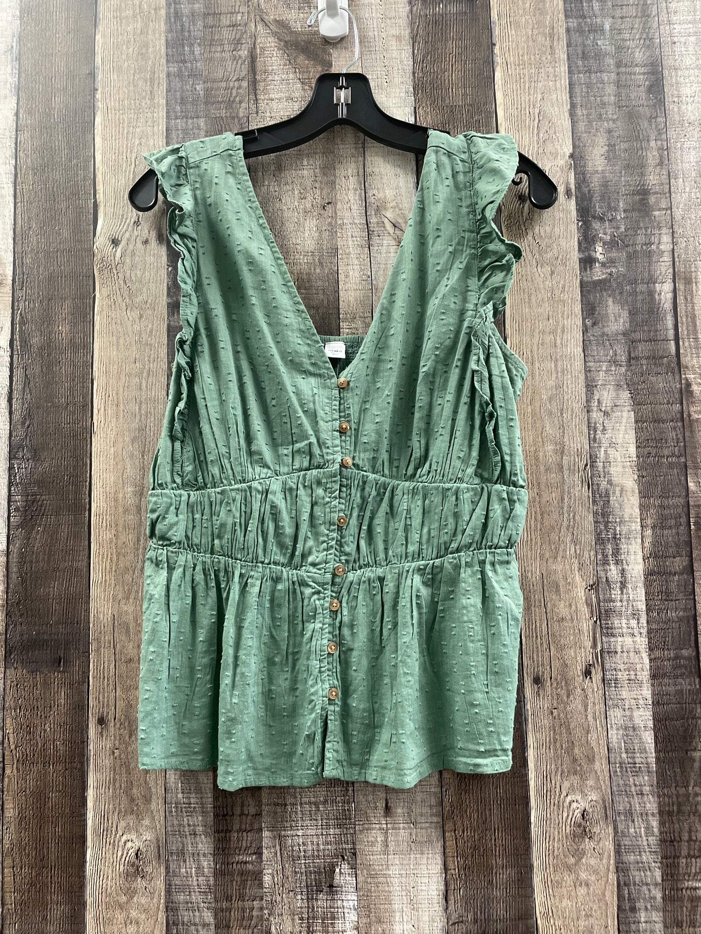 Top Sleeveless By Old Navy In Green, Size: M