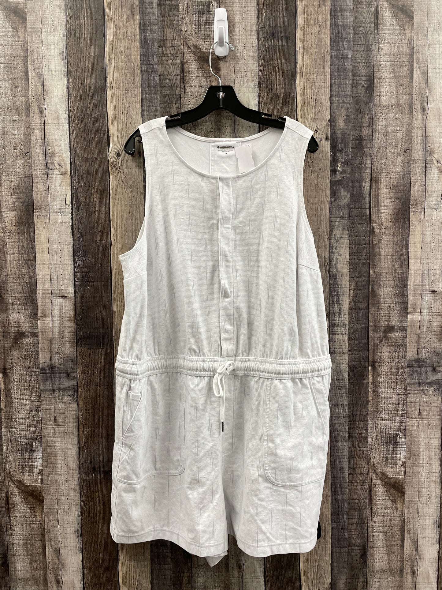 Romper By Athleta In White, Size: 2x