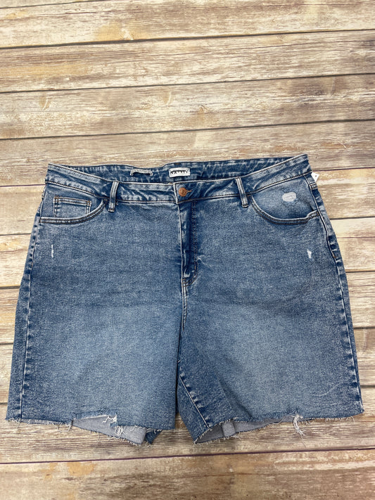 Shorts By Ava & Viv In Blue Denim, Size: 24