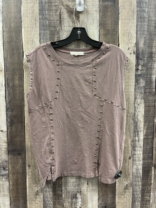 Top Sleeveless By Cme In Mauve, Size: S