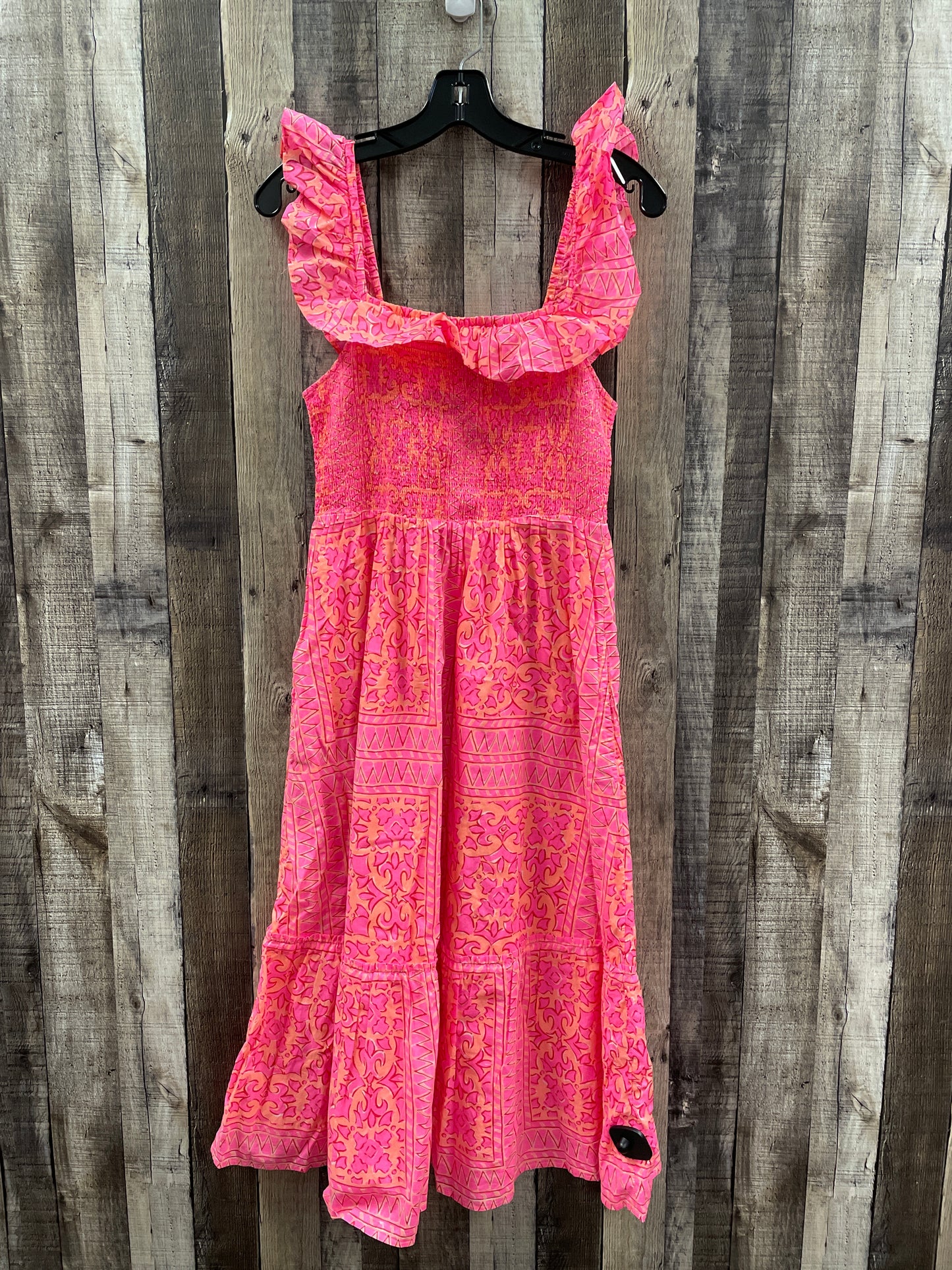 Dress Casual Midi By Vineyard Vines In Pink, Size: S