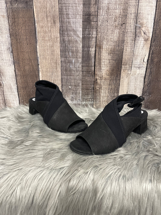 Sandals Heels Block By Eileen Fisher In Black, Size: 7.5