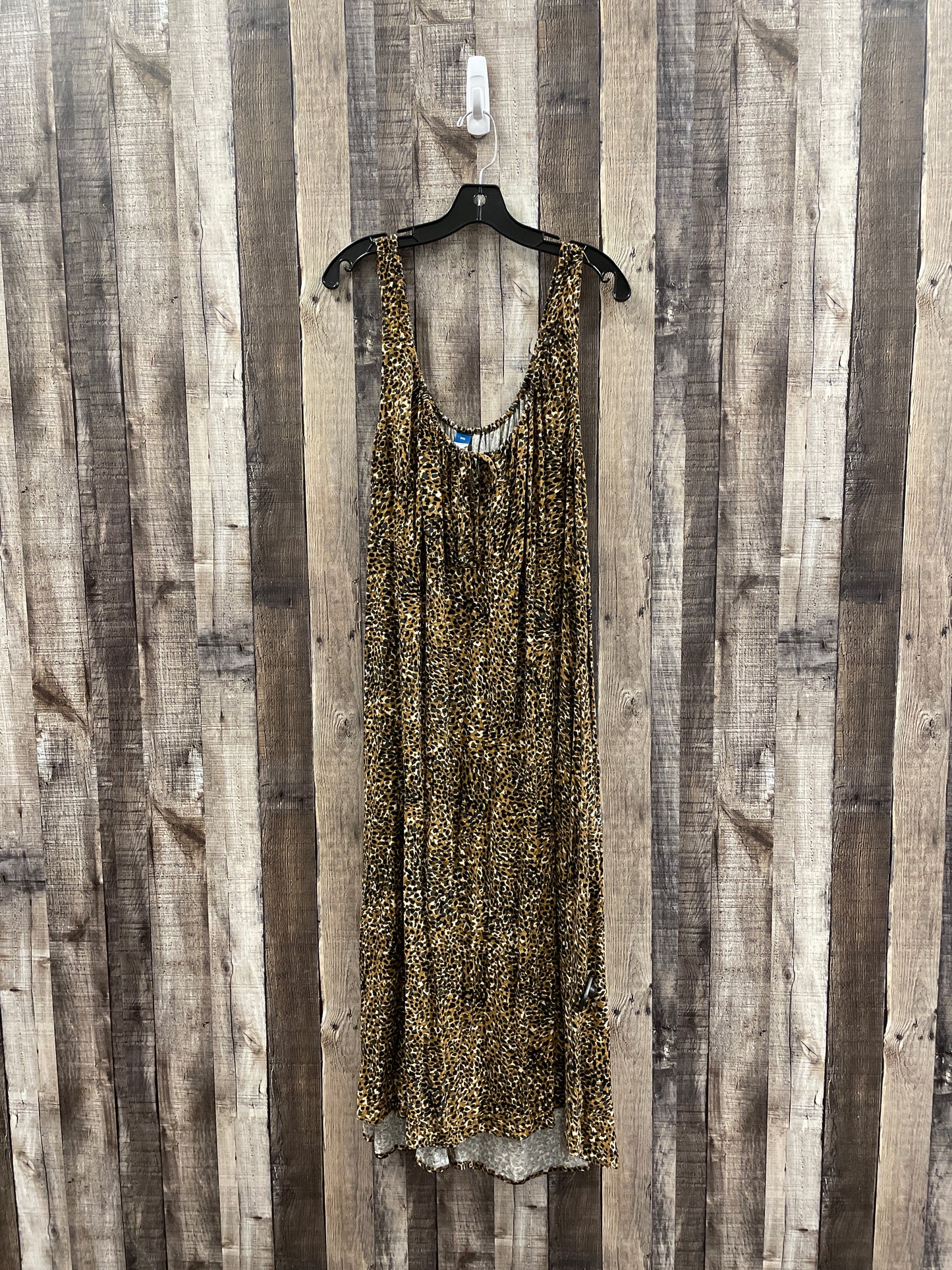 Dress Casual Maxi By Old Navy In Animal Print, Size: Xxl