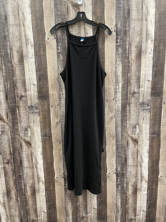 Dress Casual Maxi By Old Navy In Black, Size: Xxl