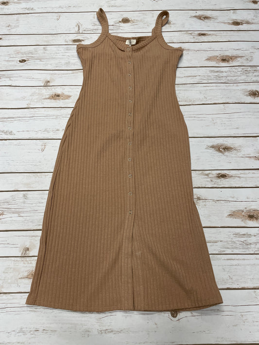 Dress Casual Maxi By Entro In Beige, Size: M