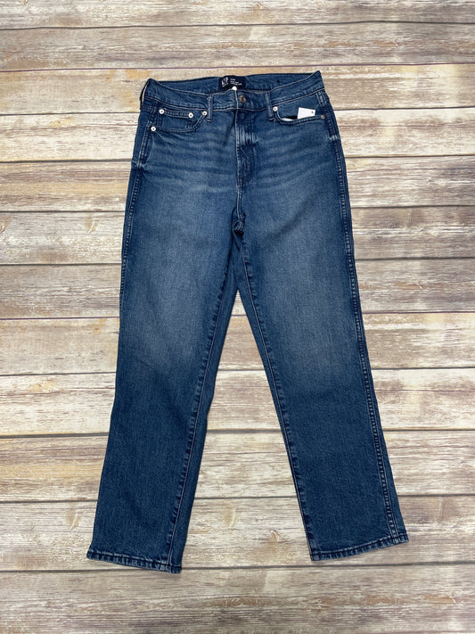 Jeans Skinny By Gap In Blue Denim, Size: 10