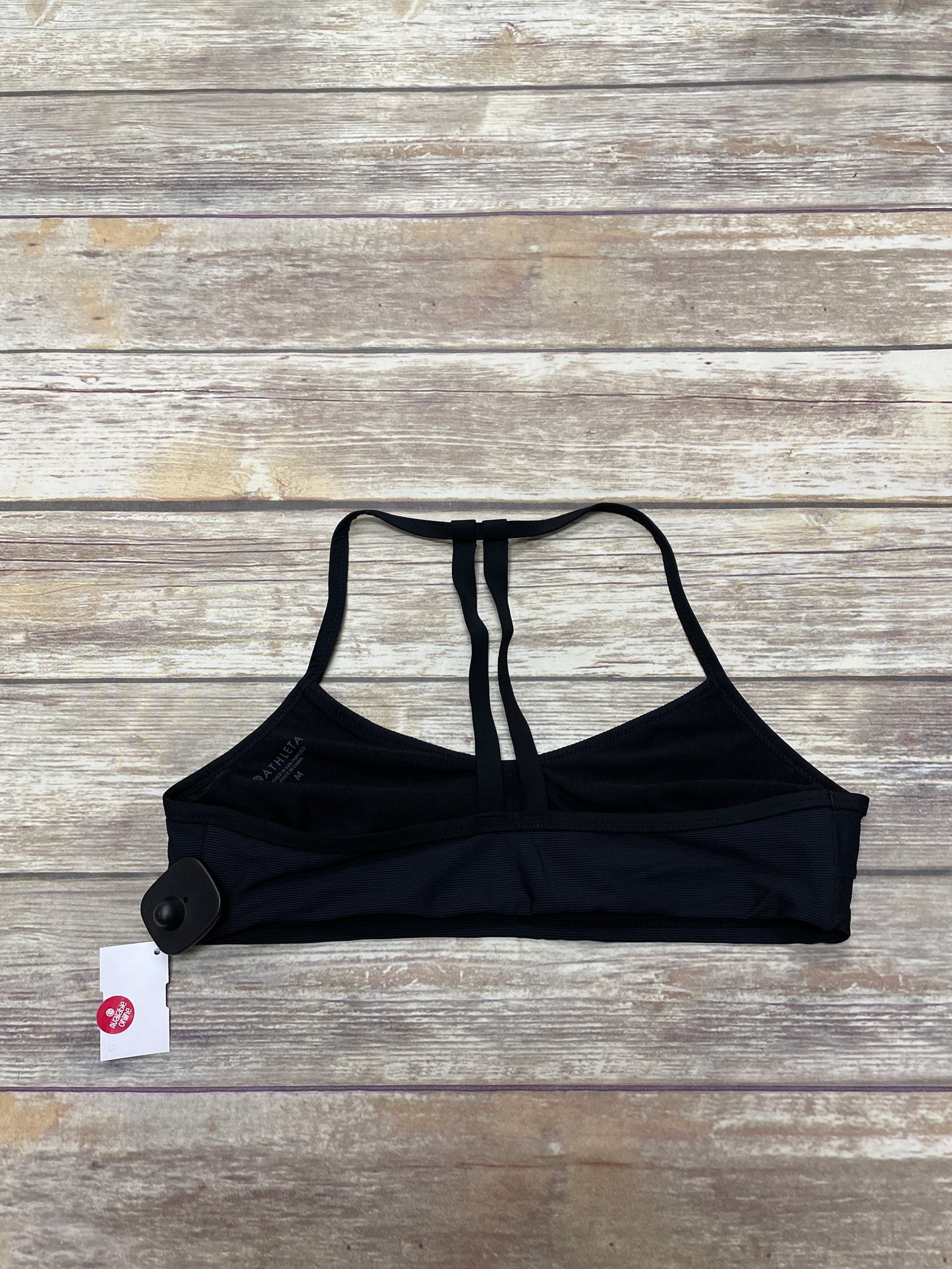 Athletic Bra By Athleta In Black, Size: M