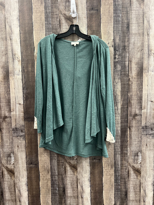 Cardigan By Umgee In Green, Size: S