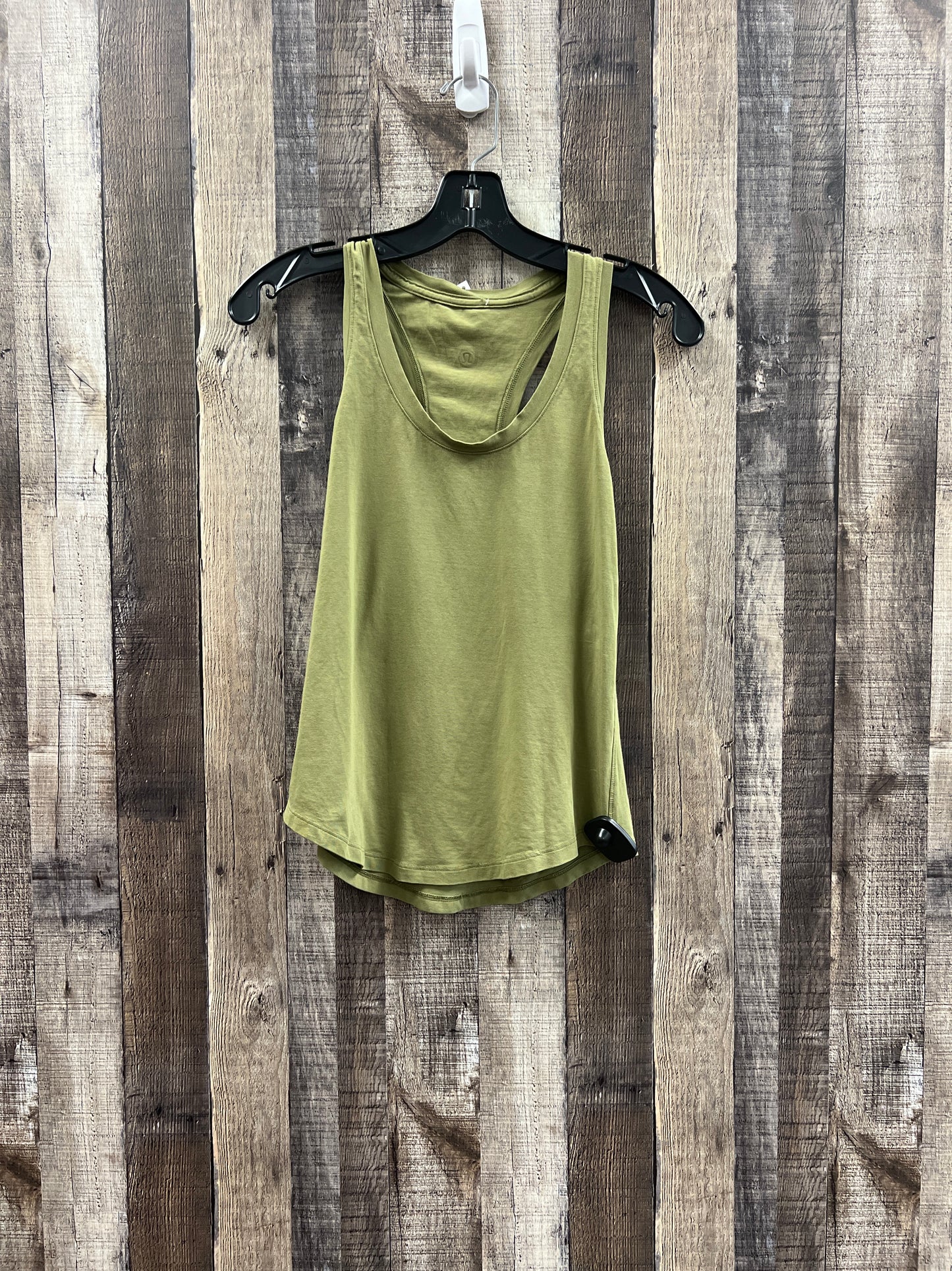 Athletic Tank Top By Lululemon In Green, Size: Xs