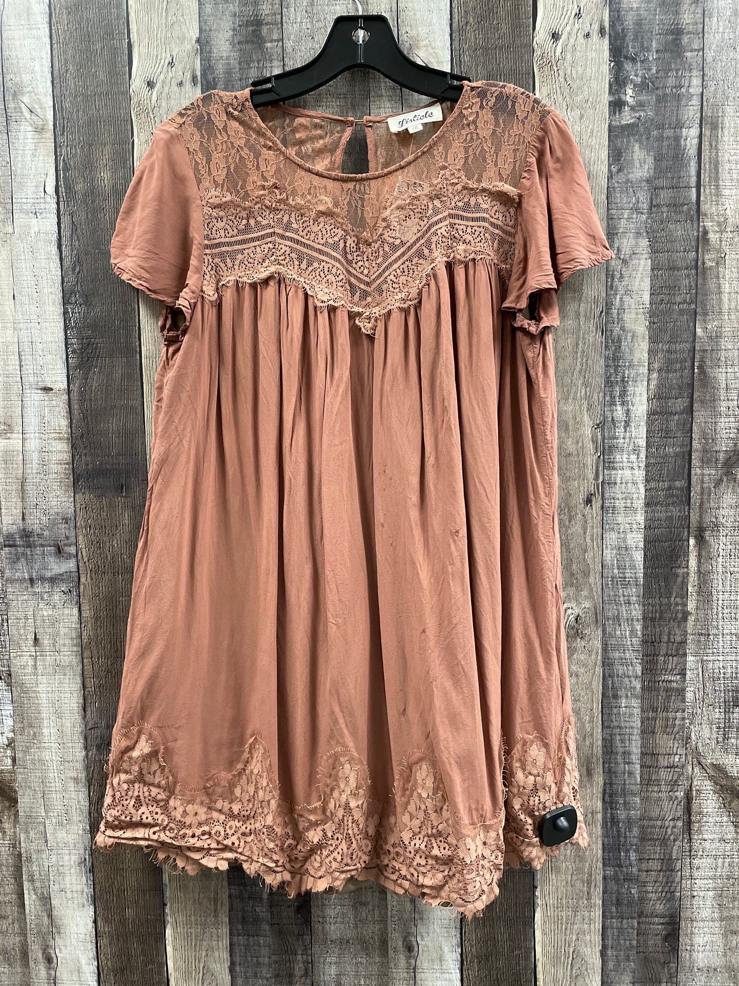 Dress Casual Short By Listicle In Rose Gold, Size: L