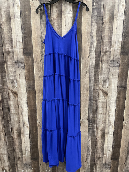 Dress Casual Maxi By Zenana Outfitters In Blue, Size: L