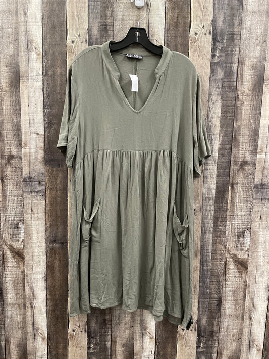 Dress Casual Midi By Cme In Green, Size: M