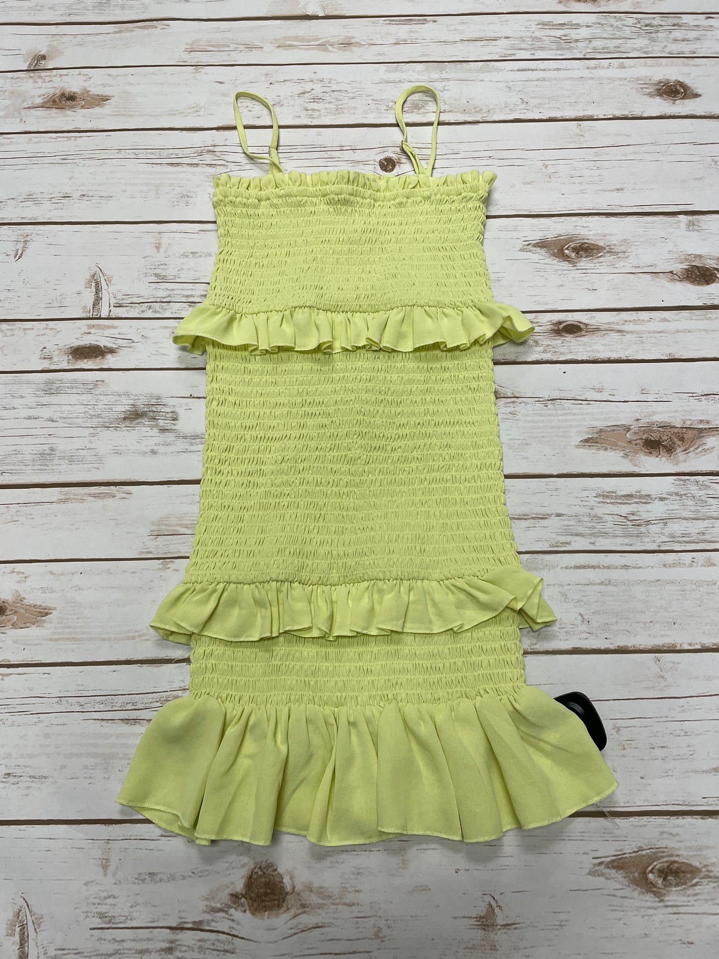 Dress Casual Short By Forever 21 In Yellow, Size: S