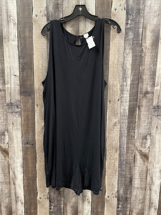 Swimwear Cover-up By Loft In Black, Size: Xl