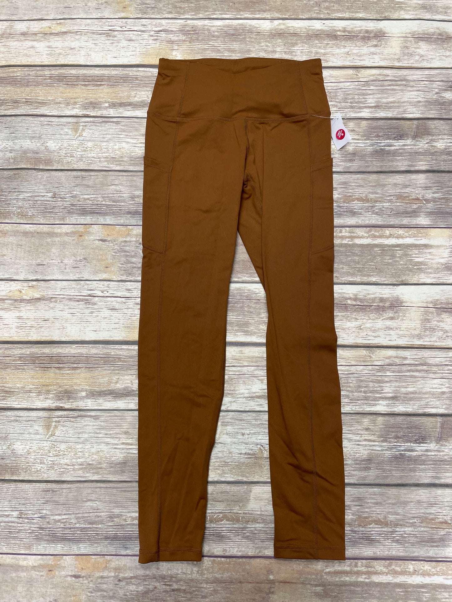 Athletic Leggings By Cmf In Brown, Size: S