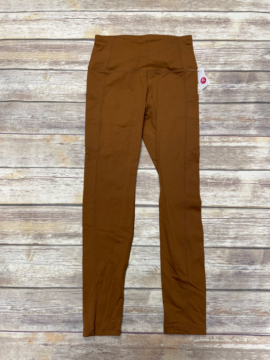 Athletic Leggings By Cmf In Brown, Size: S