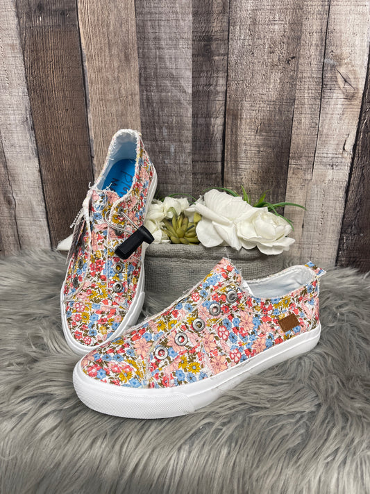 Shoes Sneakers By Blowfish In Floral Print, Size: 8