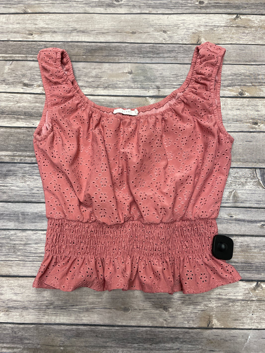 Top Sleeveless By Lush In Pink, Size: M