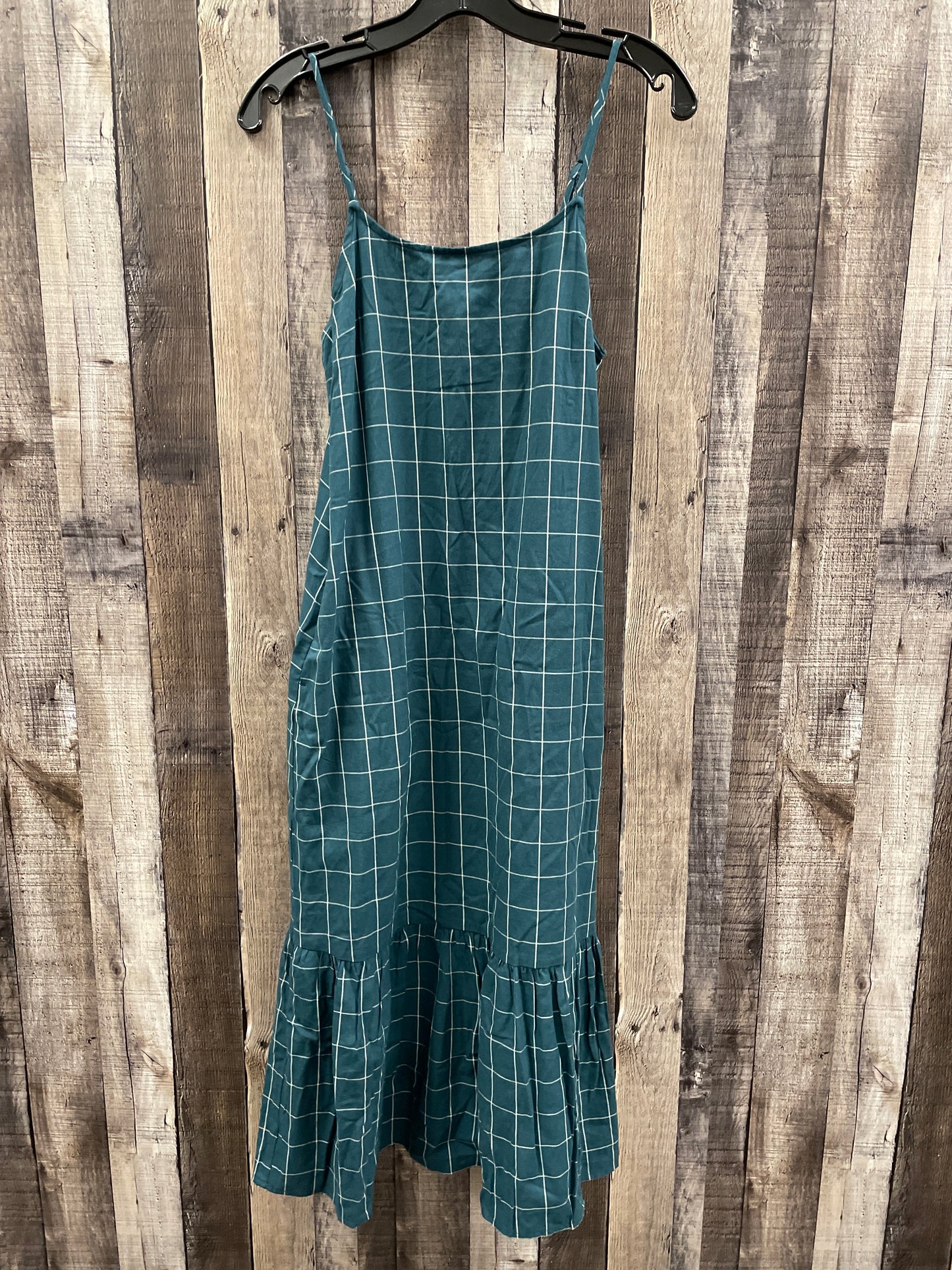 Dress Casual Midi By A New Day In Green, Size: Xs