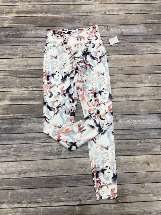 Athletic Leggings By Balance Collection In Floral Print, Size: M